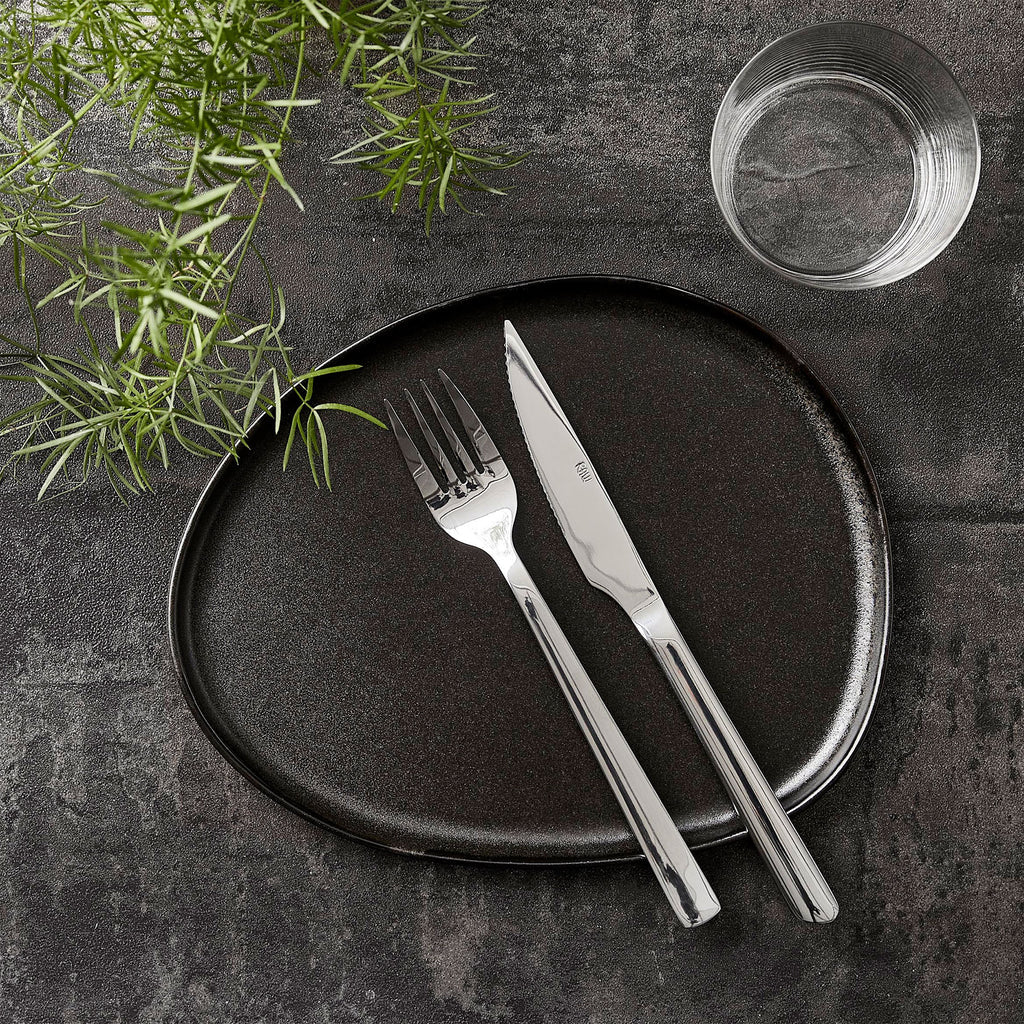 RAW Organic Frühstücksteller titanium black